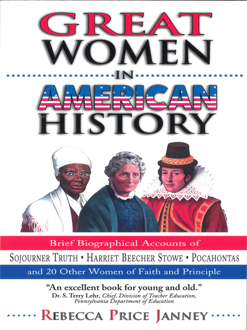 Couverture de Great Women in American History